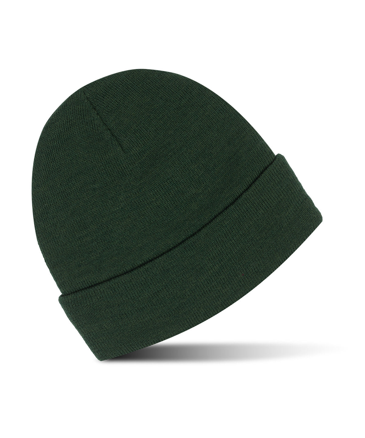 Pro Cuffed Beanie in Bottle Green, front view