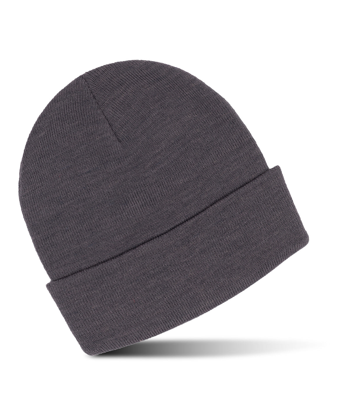 Pro Cuffed Beanie in Charcoal, front view