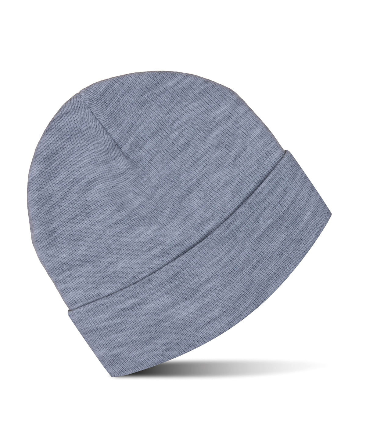 Pro Cuffed Beanie in Heather Grey, front view