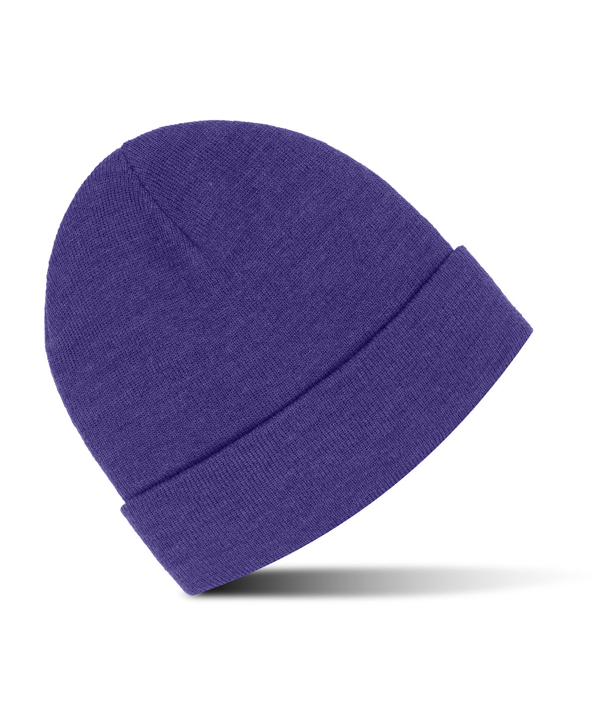 Pro Cuffed Beanie in Purple, front view
