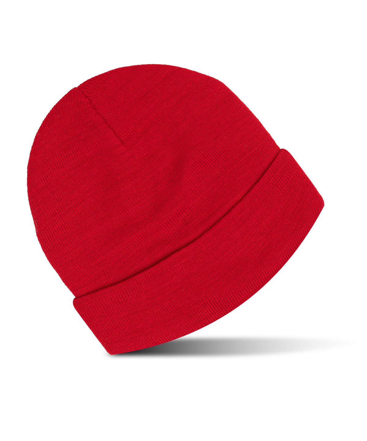 Pro Cuffed Beanie in Red, front view