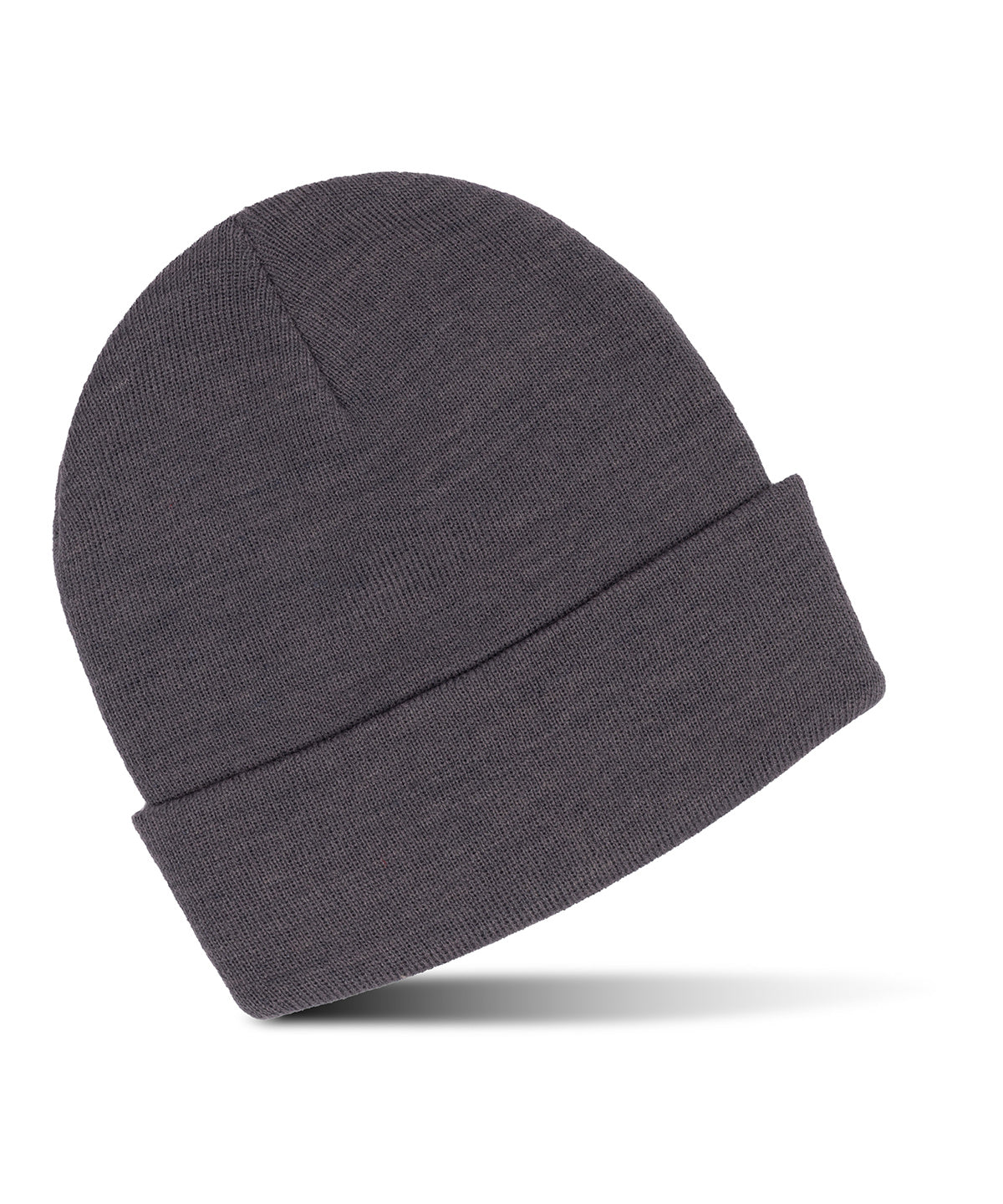 Pro Cuffed Beanie in Solid Grey, front view