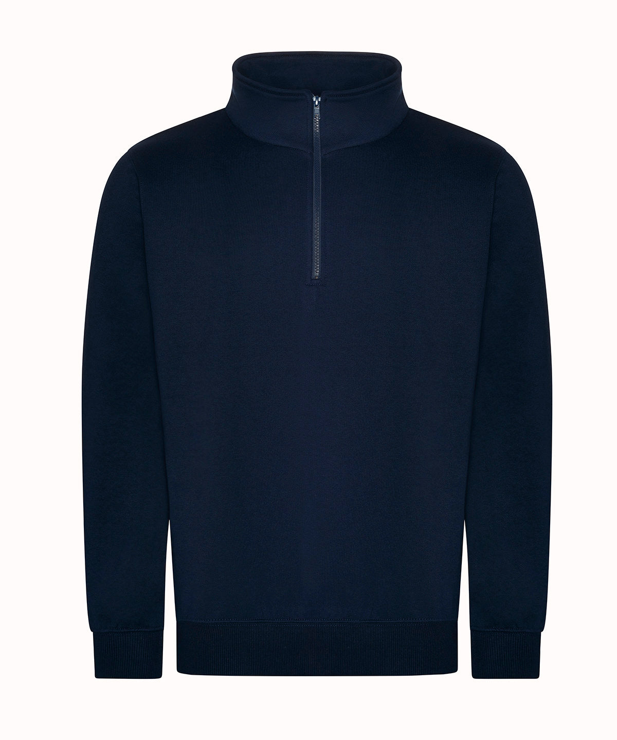 Pro ¼-Neck Zip Sweatshirt in Navy, front view