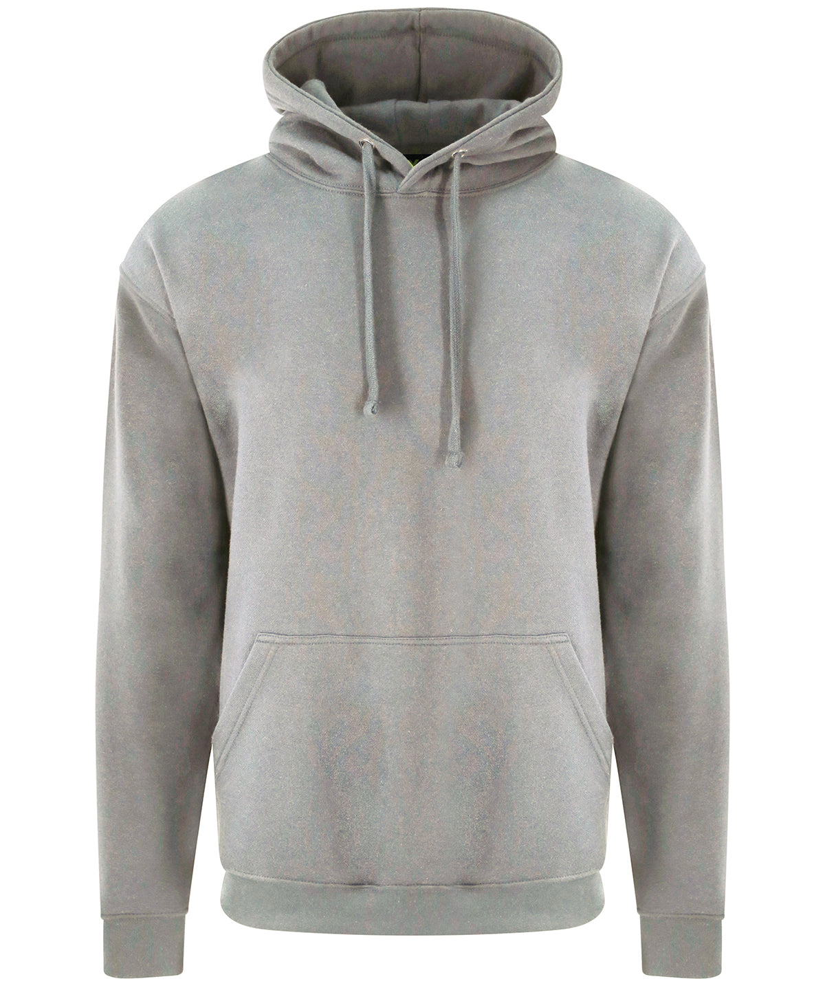 Pro Hoodie in Heather Grey, front view