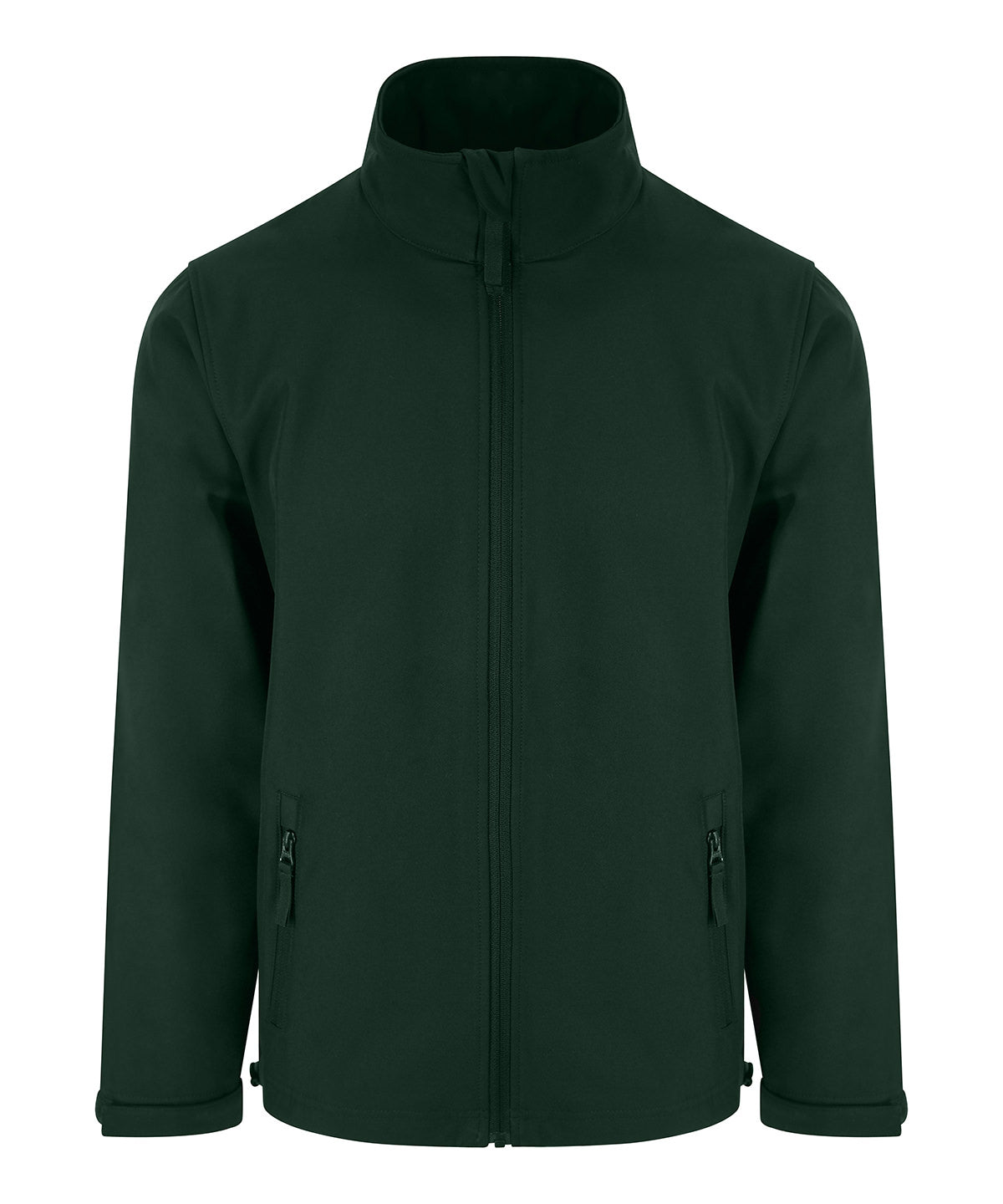 Pro 2-Layer Softshell in Bottle Green, front view
