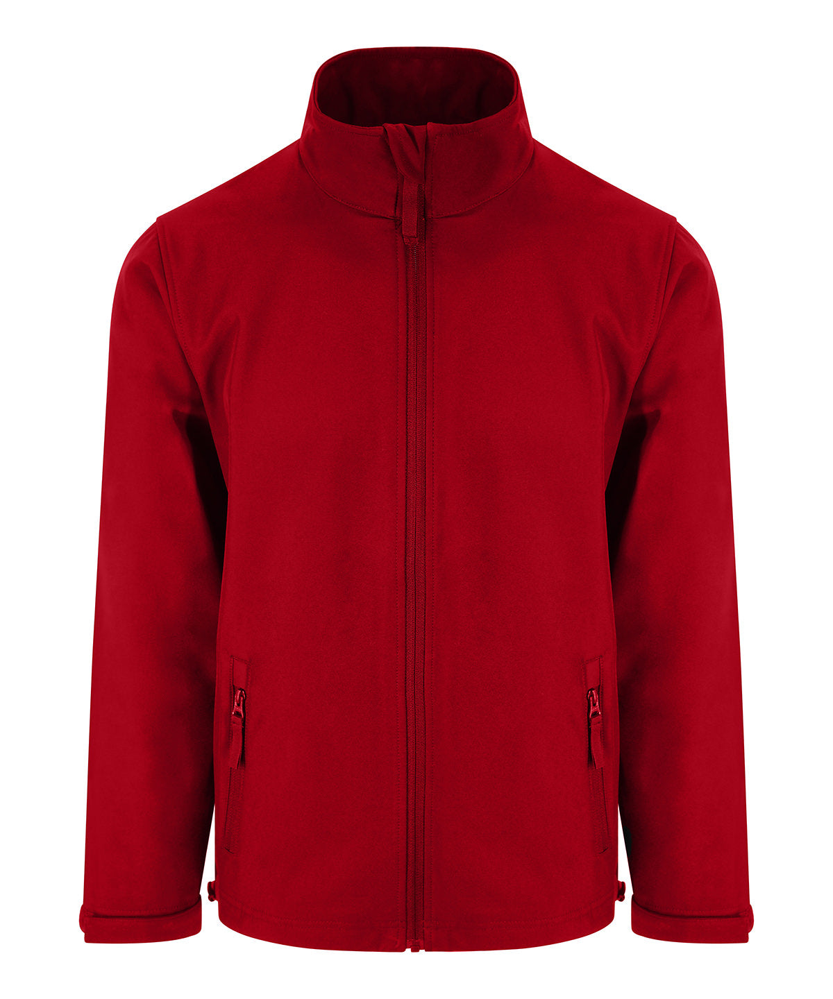 Pro 2-Layer Softshell in Red, front view