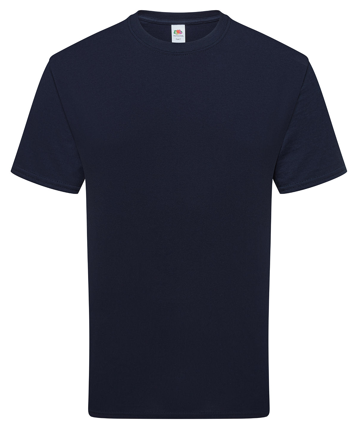 Pure Cotton T in Deep Navy, front view