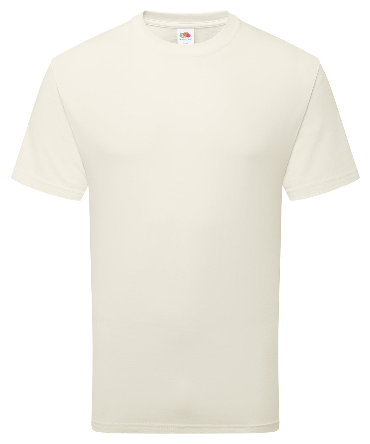 Pure Cotton T in Natural, front view