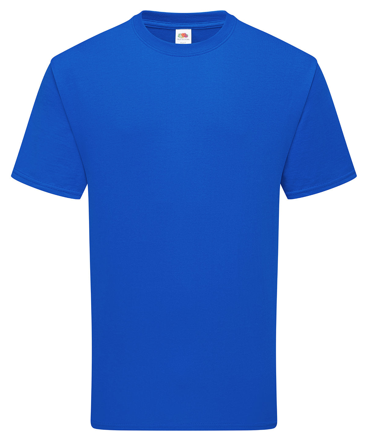 Pure Cotton T in Royal Blue, front view