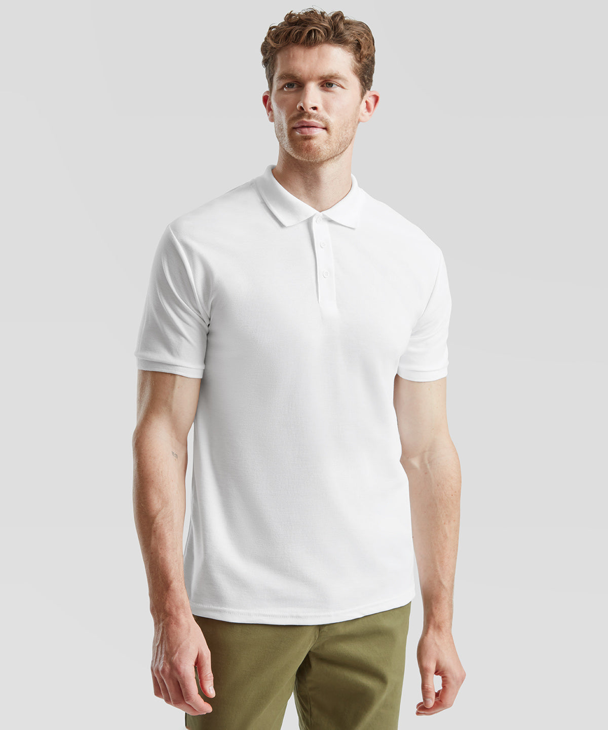 Lifestyle photo of the Heavyweight 65/35 Polo