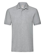 Premium Polo in Athletic Heather, front view