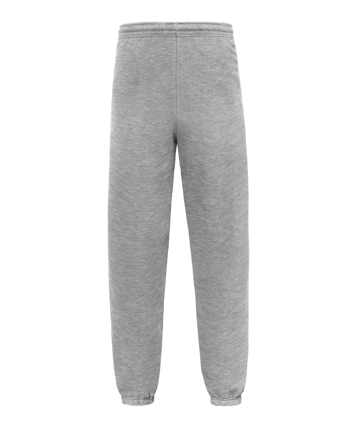 Iconic Premium Elasticated Cuff Jog Pants in Athletic Heather, front view