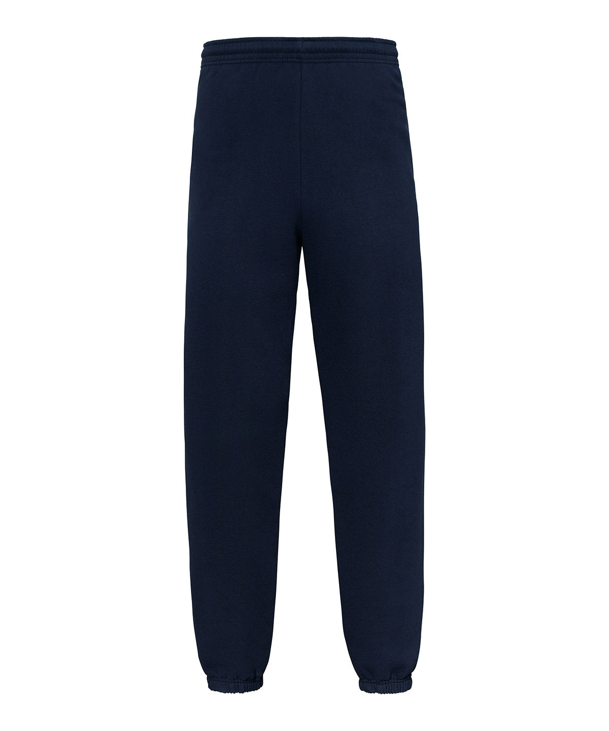 Iconic Premium Elasticated Cuff Jog Pants in Deep Navy, front view