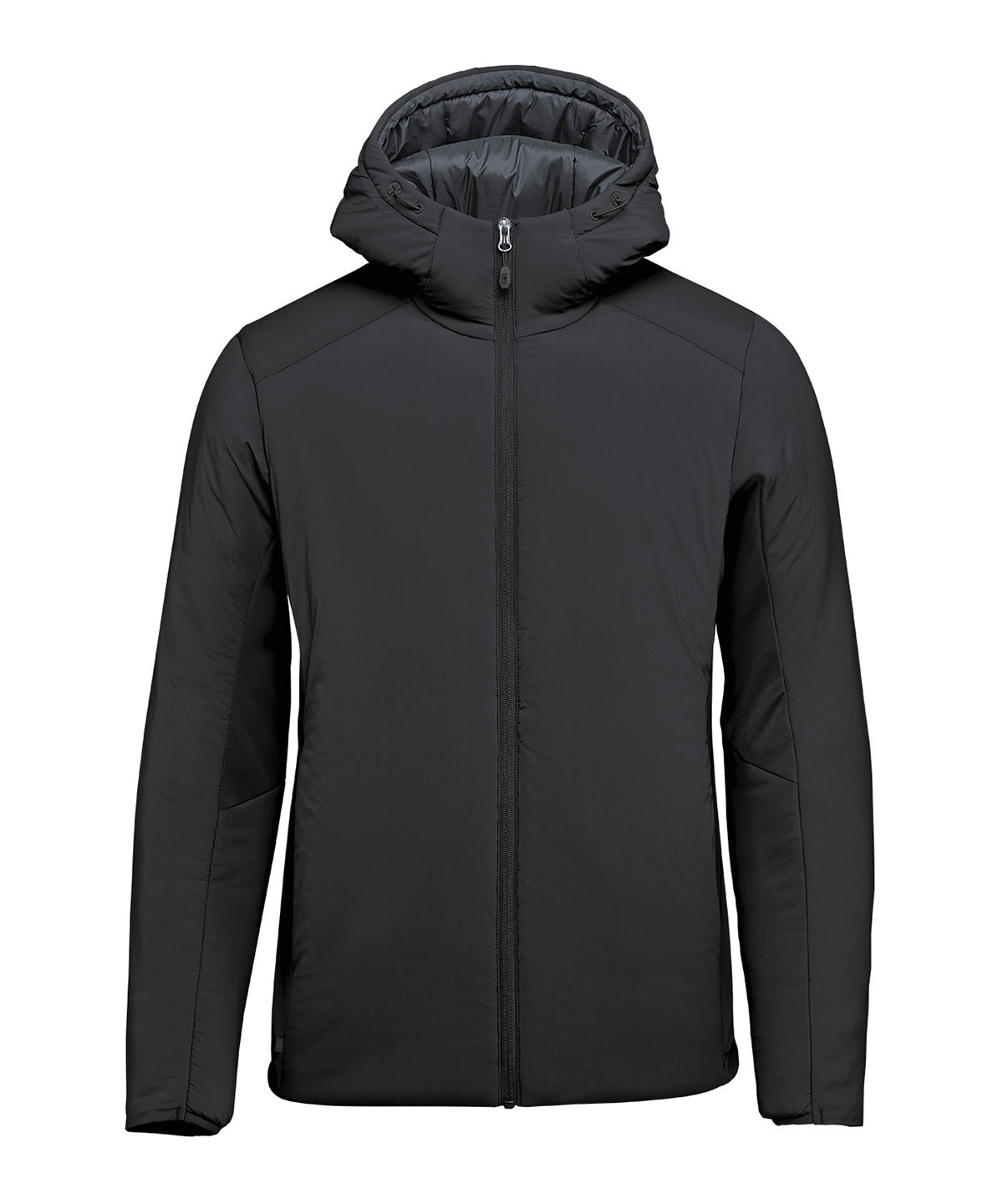 Cascadia Thermal Jacket in Black, front view
