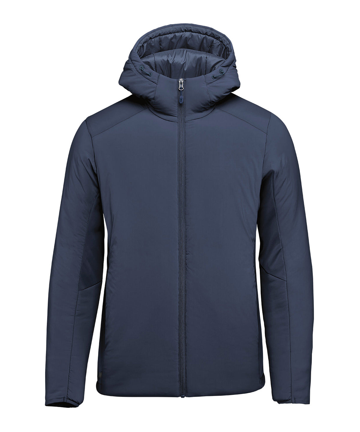 Cascadia Thermal Jacket in Midnight, front view