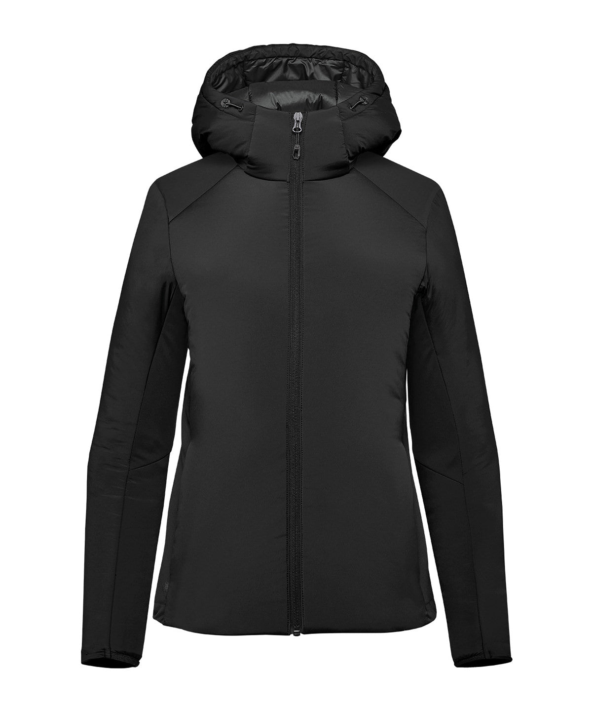 Women’s Cascadia Thermal Jacket in Black, front view