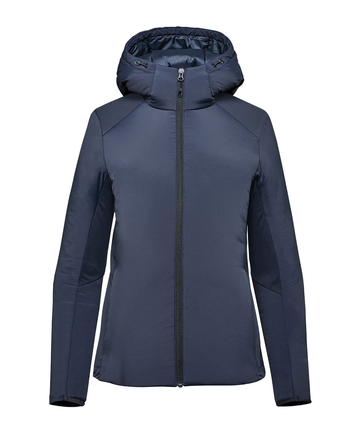 Women’s Cascadia Thermal Jacket in Midnight, front view