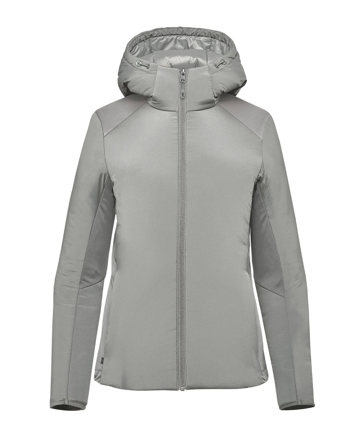 Women’s Cascadia Thermal Jacket in Storm Grey, front view
