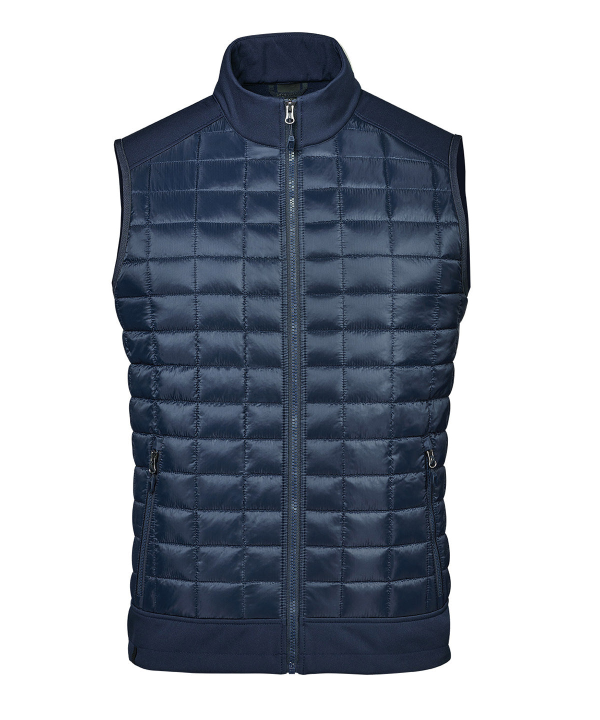 Appalachian Thermal Softshell Vest in Midnight, front view