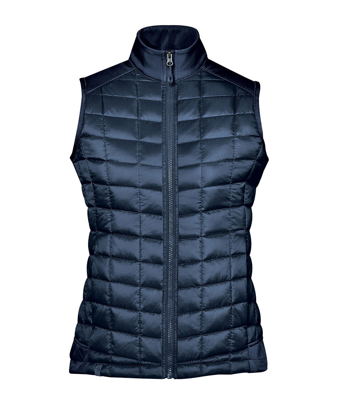 Women’s Appalachian Thermal Softshell Vest in Midnight, front view