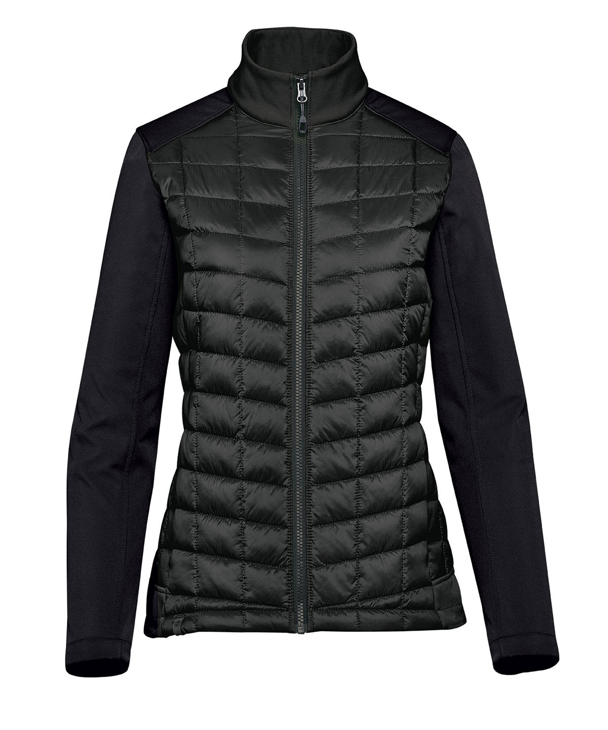 Women’s Appalachian Thermal Softshell Jacket in Black, front view
