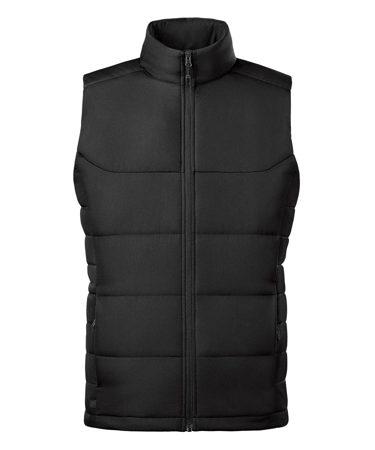 Sierra Thermal Vest in Black, front view