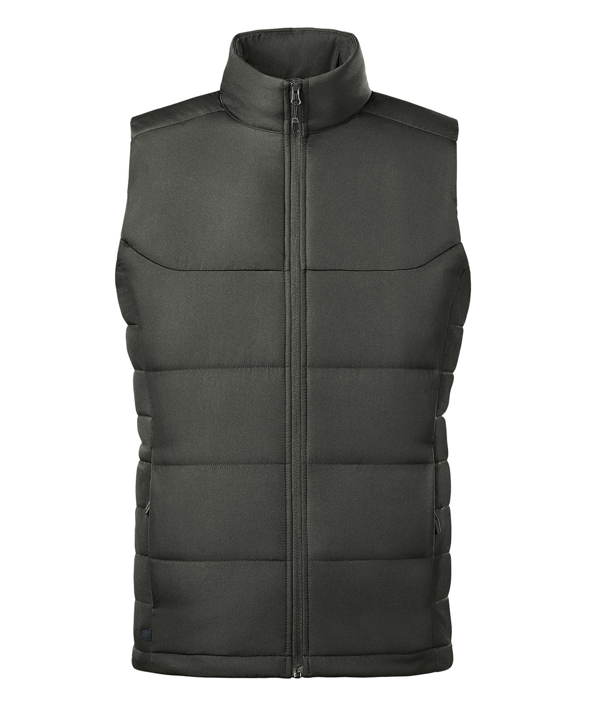 Sierra Thermal Vest in Granite, front view