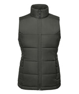 Women’s Sierra Thermal Vest in Granite, front view