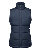 Women’s Sierra Thermal Vest in Navy, front view