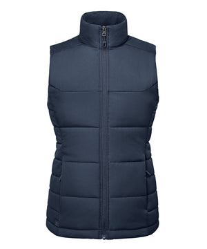 Women’s Sierra Thermal Vest in Navy, front view