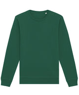 Roller Unisex Crew Neck Sweatshirt (Stsu868) in Bottle Green, front view