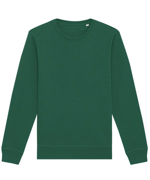 Roller Unisex Crew Neck Sweatshirt (Stsu868) in Bottle Green, front view