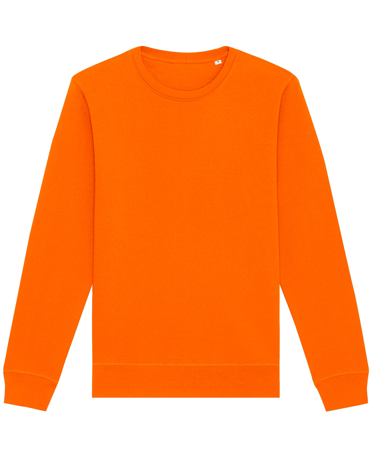 Roller Unisex Crew Neck Sweatshirt (Stsu868) in Bright Orange, front view