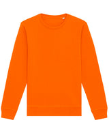 Roller Unisex Crew Neck Sweatshirt (Stsu868) in Bright Orange, front view
