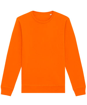 Roller Unisex Crew Neck Sweatshirt (Stsu868) in Bright Orange, front view