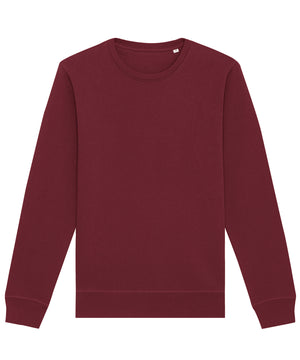 Roller Unisex Crew Neck Sweatshirt (Stsu868) in Burgundy, front view