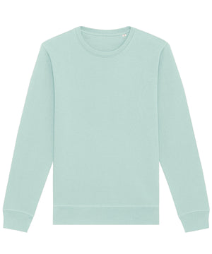 Roller Unisex Crew Neck Sweatshirt (Stsu868) in Caribbean Blue, front view