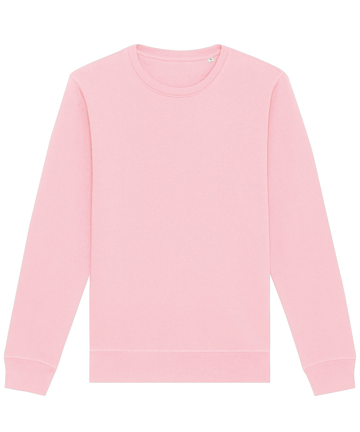 Roller Unisex Crew Neck Sweatshirt (Stsu868) in Cotton Pink, front view