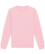 Roller Unisex Crew Neck Sweatshirt (Stsu868) in Cotton Pink, front view