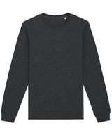Roller Unisex Crew Neck Sweatshirt (Stsu868) in Dark Heather Grey, front view