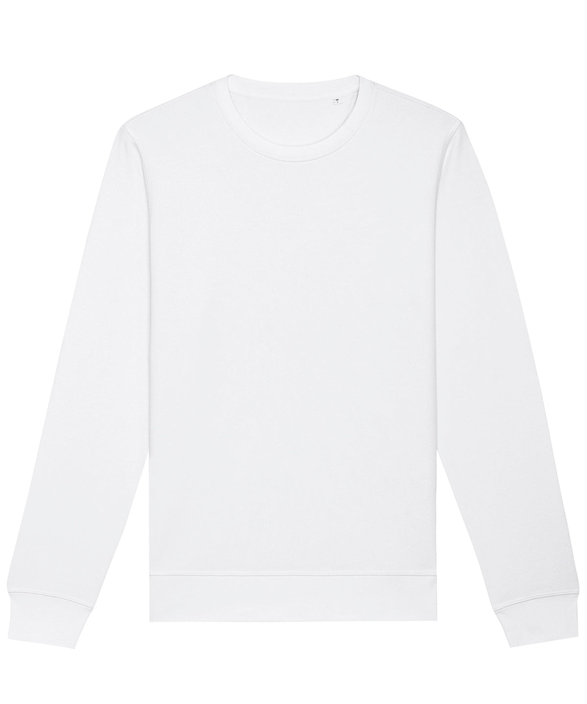 Roller Unisex Crew Neck Sweatshirt (Stsu868) in White, front view