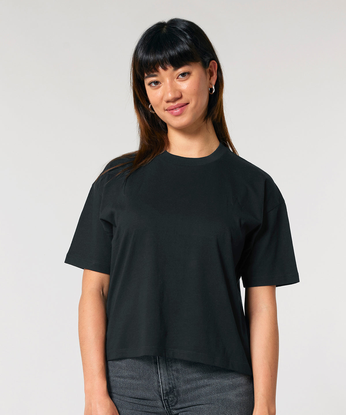 Lifestyle photo of the Women’s Stella Nova Boxy T-Shirt (Sttw175)