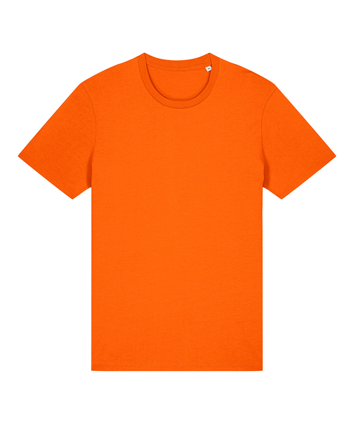 Unisex Crafter Iconic Mid-Light T-Shirt (Sttu170-Sttu976) in Bright Orange, front view
