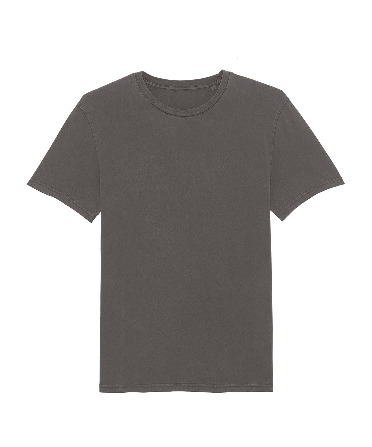 Unisex Crafter Iconic Mid-Light T-Shirt (Sttu170-Sttu976) in Garment Dyed Black Rock, front view
