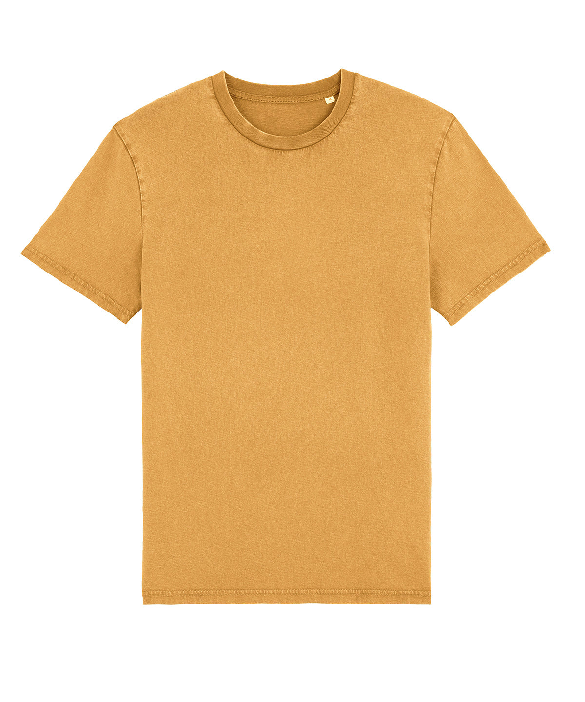 Unisex Crafter Iconic Mid-Light T-Shirt (Sttu170-Sttu976) in Garment Dyed Ochre, front view