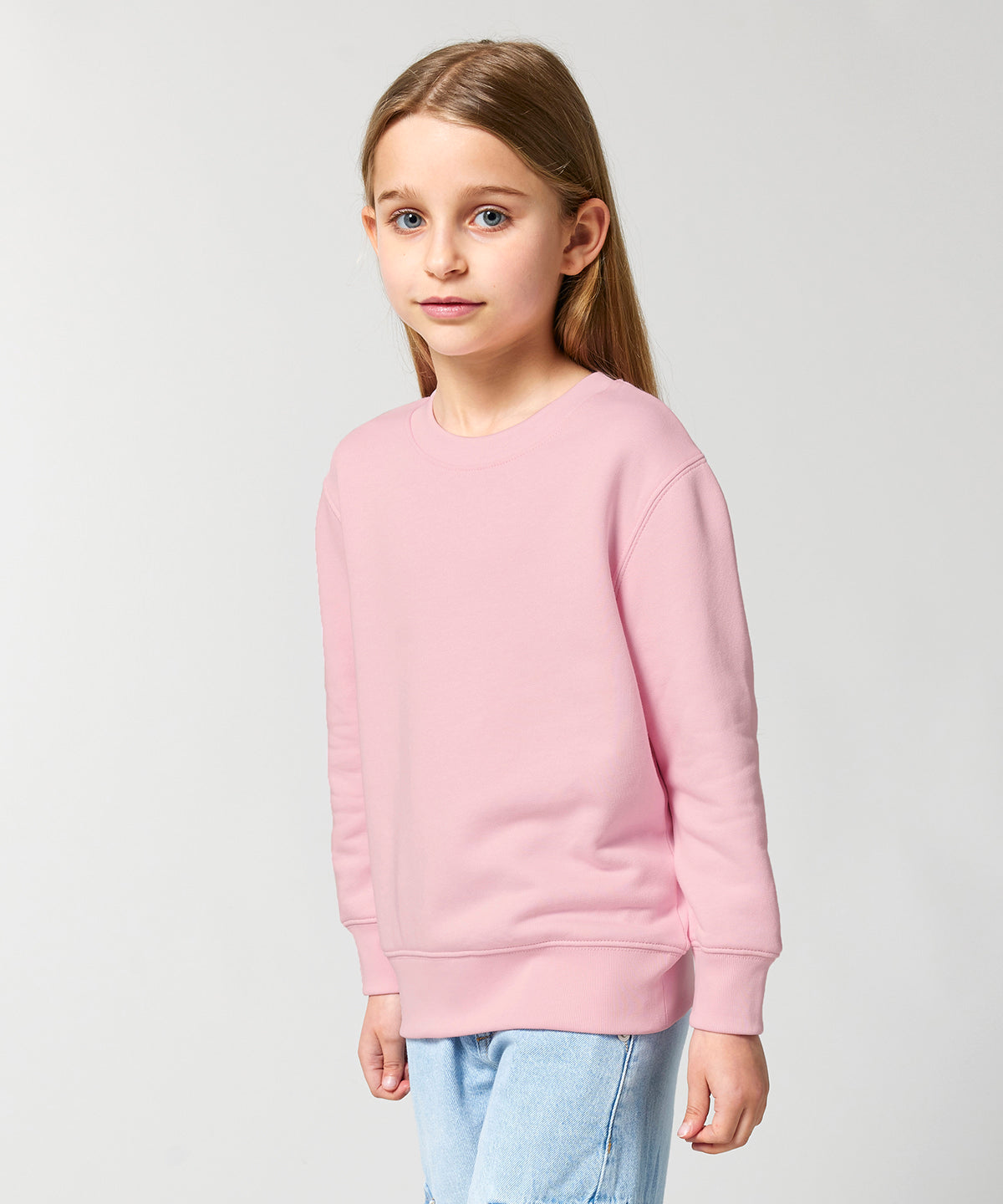 Lifestyle photo of the Kids Mini Changer 2.0 Iconic Crew Neck Sweatshirt (Stsk181)