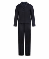 Supersoft Pyjamas in Black, front view