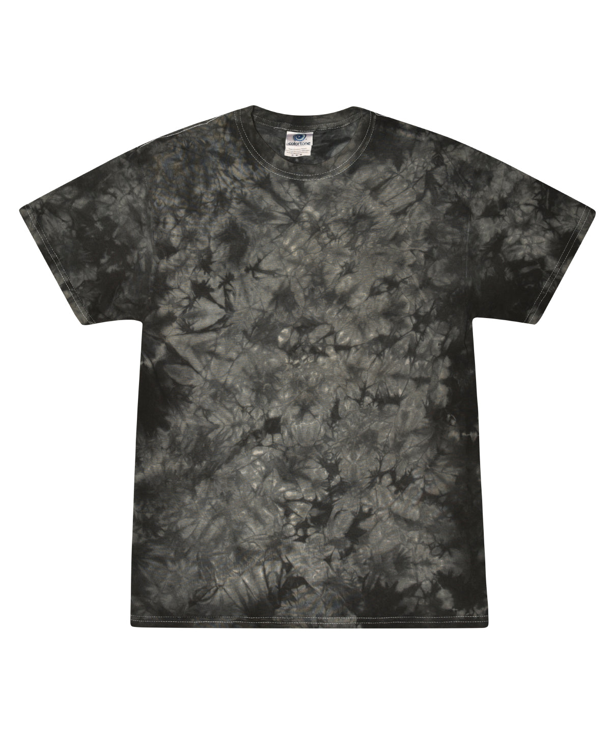 Tie-Dye Shirt in Crystal Black, front view