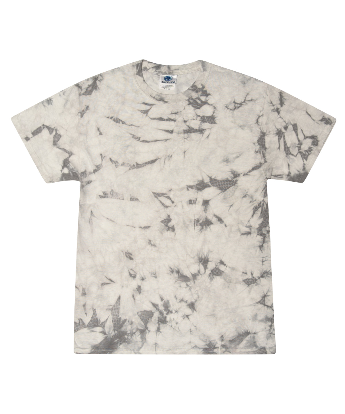 Tie-Dye Shirt in Crystal Silver, front view