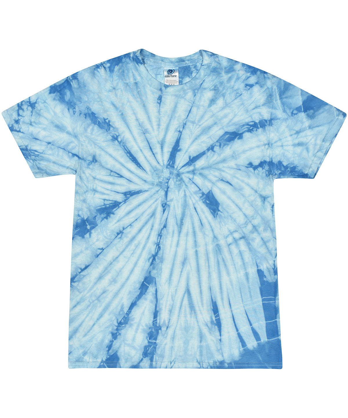 Tie-Dye Shirt in Spider Baby Blue, front view